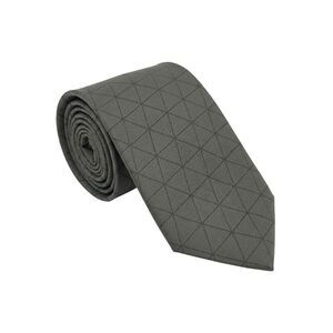 Emporio Armani Black Geometric 100% Silk Mens Tie